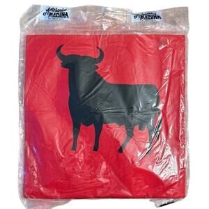 Artesanias Medina Tee Shirt Flamenco Bull Premuim Horns Red Size Unisex XXL